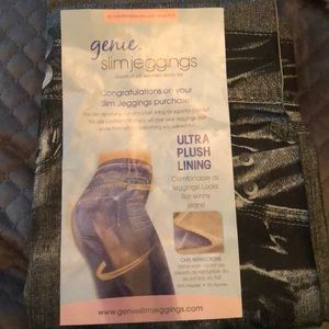 Genie slimjeggings ultra plush lined leggings